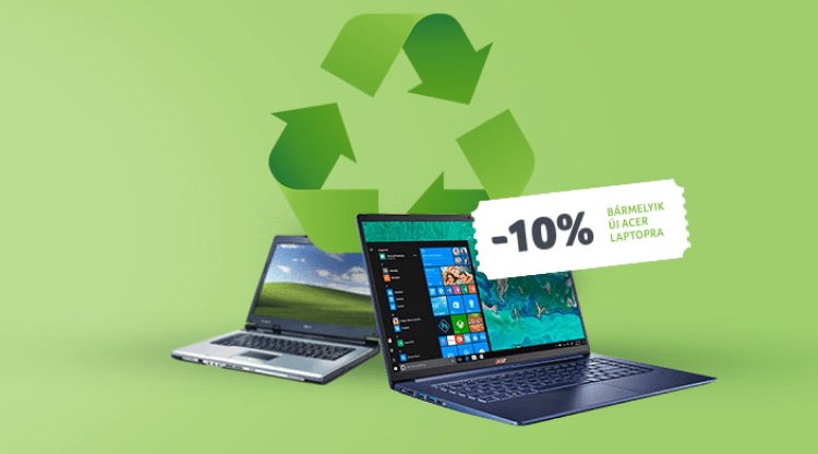 Laptop csereakció és jótékonykodás