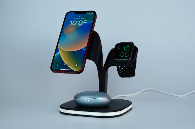 Boost 5 az 1-ben Vezeték nélküli MagSafe töltőállomás - fekete
