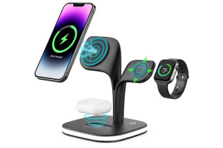 Boost 5 az 1-ben Vezeték nélküli MagSafe töltőállomás - fekete