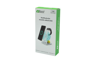 Boost 3 az 1-ben Vezeték nélküli töltőállomás - fehér
